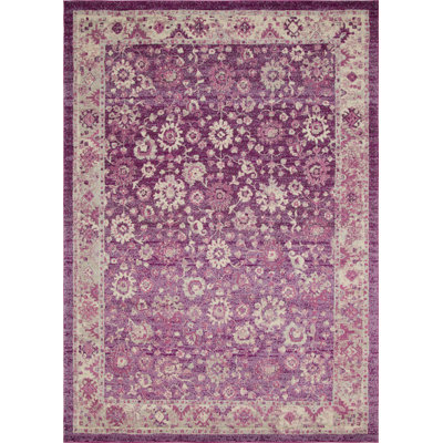 Kalf Purple/Ivory Rug