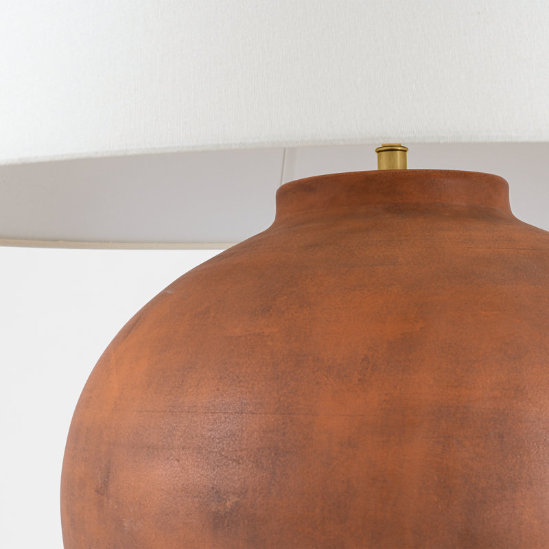 Fischer Table Lamp, Natural Terracotta