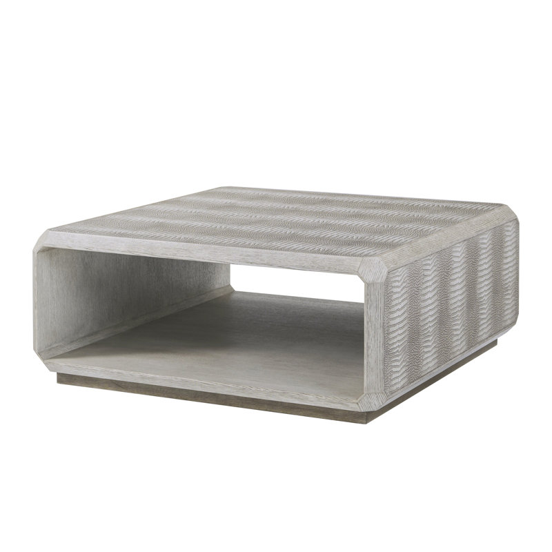 Spencer St. James Square Cocktail Table, Argento