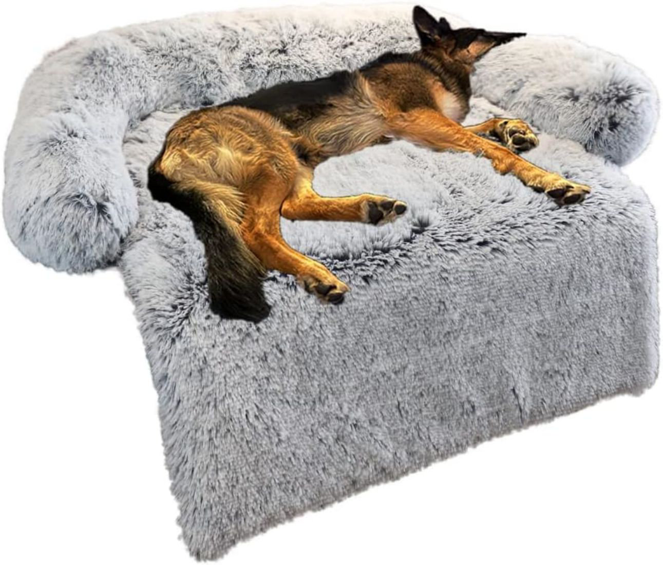 Tucker Murphy Pet™ Calming Dog Bed Fluffy Plush Dog Mat For Furniture ...