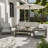 Marjani 3-Person Aluminum Patio Sofa with Cushions