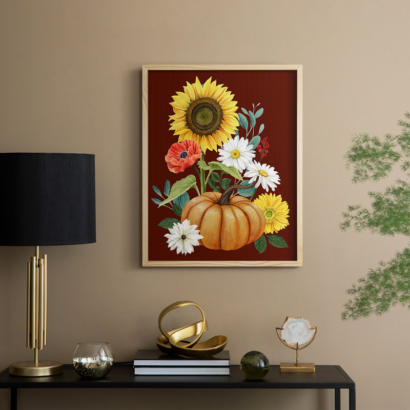 «Beautiful Fall II», reproduction encadrée - bois massif, H 21 po x l 17 po