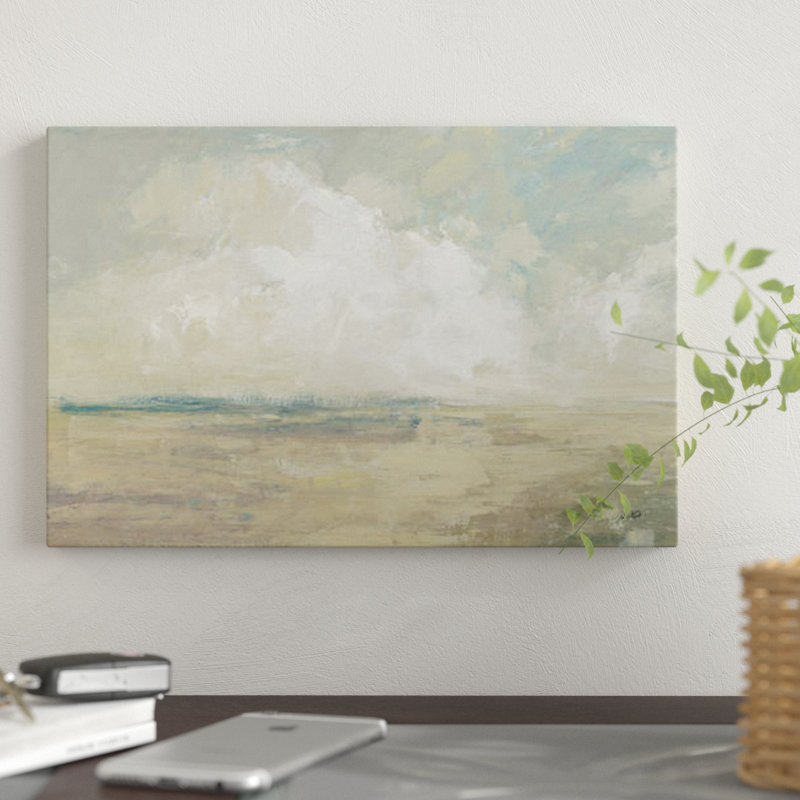 «Sky and Sand», reproduction sur toile, H 8 po x l 12 po x P 0,75 po, Toile tendue