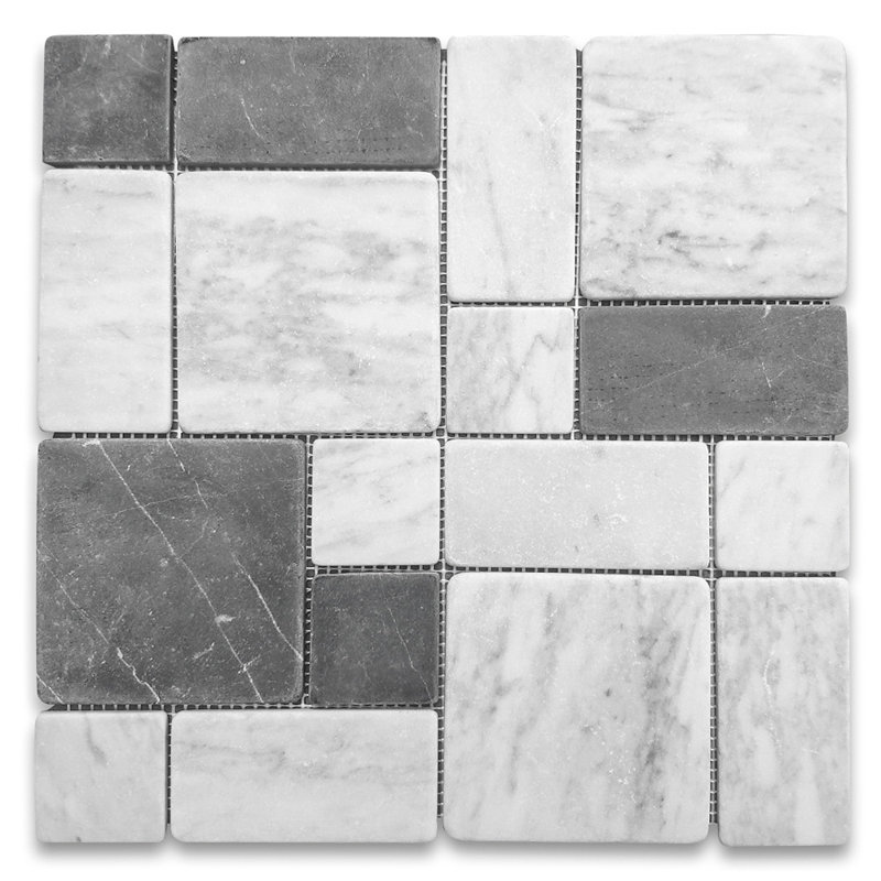 Carreau de mosaïque 12 po x 12 po Versailles