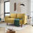 Marick 56'' Squre Arms Linen Sofa,Thickened Seat Cushion for More Comfort-1299710859