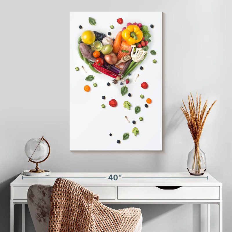 Yarlin Healthy Food Heart Group, 30" H x 20" W