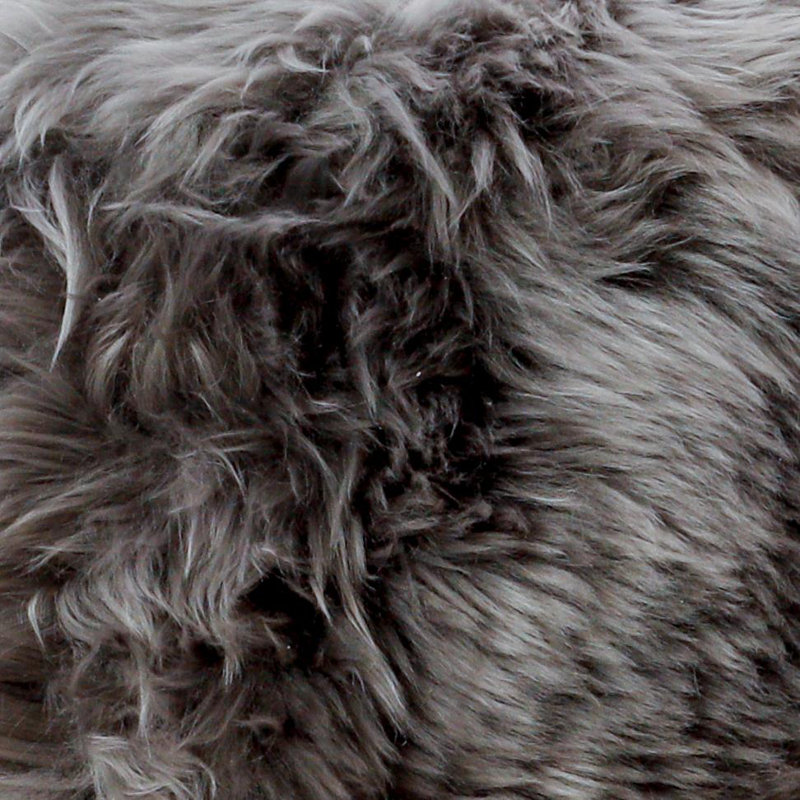 Olivera Solid Colour Sheepskin Area Rug, Novelty 60 x 240cm