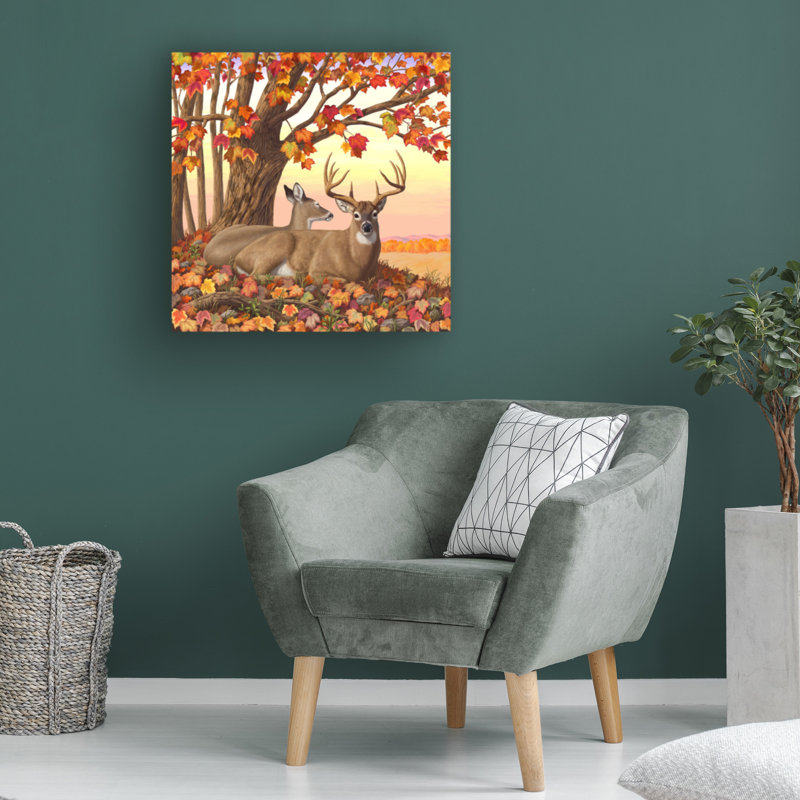 Art sur toile «bolologia crista forest», H 18 po x l 18 po