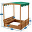 Ensemble de bac à sable pour enfants avec housse de banc pliable Eirwen Kids