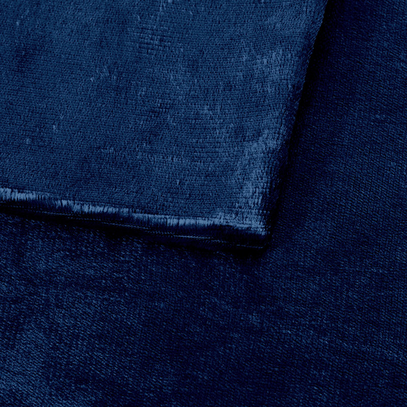 Heavy Crushed Velvet Cushion Cover, Blue