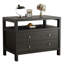 Table de chevet moderne à 2 tiroirs avec rangement ouvert H 25,19 po x l 32,08 po x P 19,29 po Modern-790672003