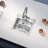 ATTOP 15 Inch Scratch-Resistant Stainless Steel Single Bowl Drop-In Bar Sink with Strainer