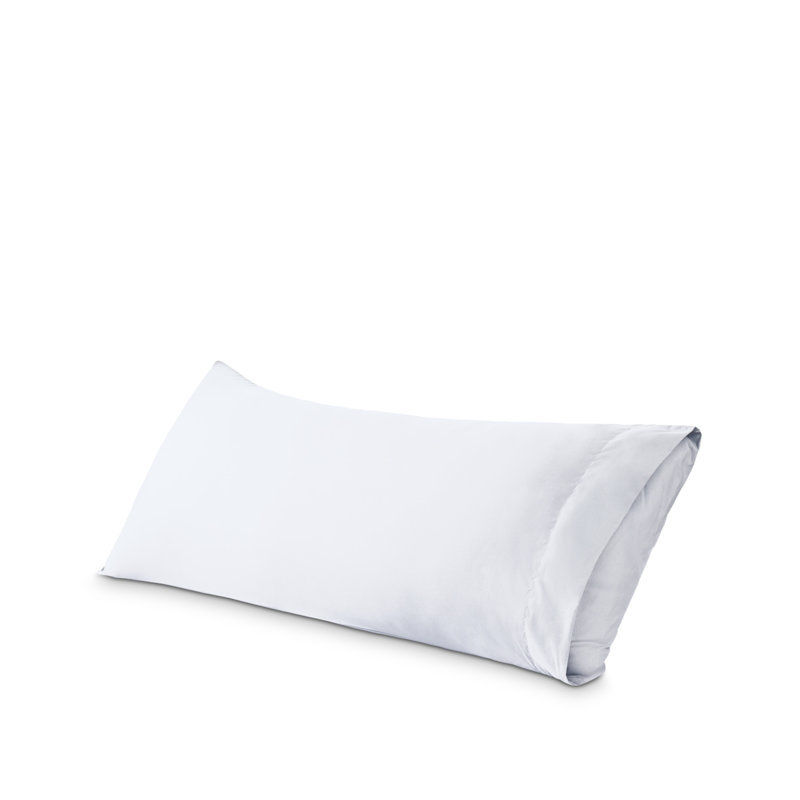 Fermeture de l'enveloppe du coussin en microfibre, Blanc