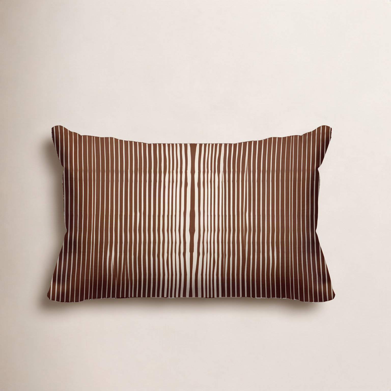 Ash Indoor/Outdoor Lumbar Throw Pillow, Brown
