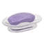 Ensemble d’accessoires de salle de bain 2 pièces en verre à volutes floral Commodore