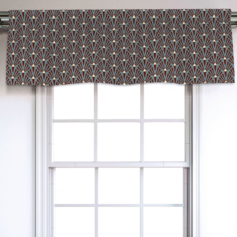 Sateen Ruffled Window Valance
