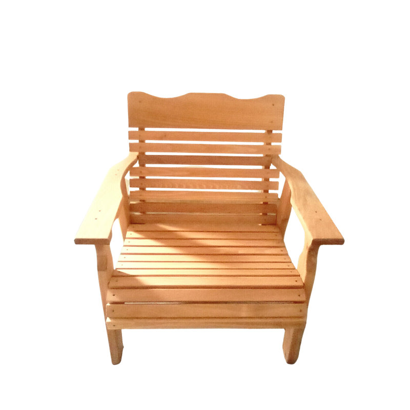 2 Ft. Classic Cedar Chair, Amish-Made (Unstained), Natural Cedar