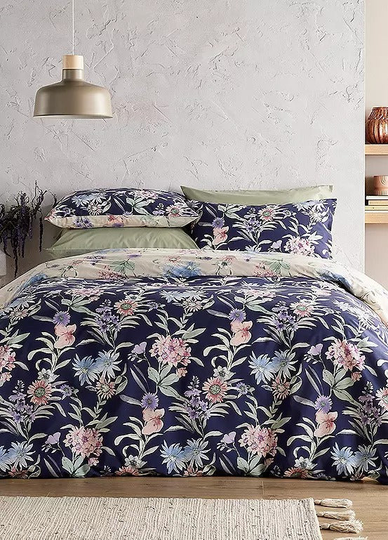 Prather Floral Duvet Cover with Pillowcases Included, King Duvet Cover + 2 Pillowcases