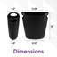 Mini poubelle en plastique 2 gallons Superio-103531922