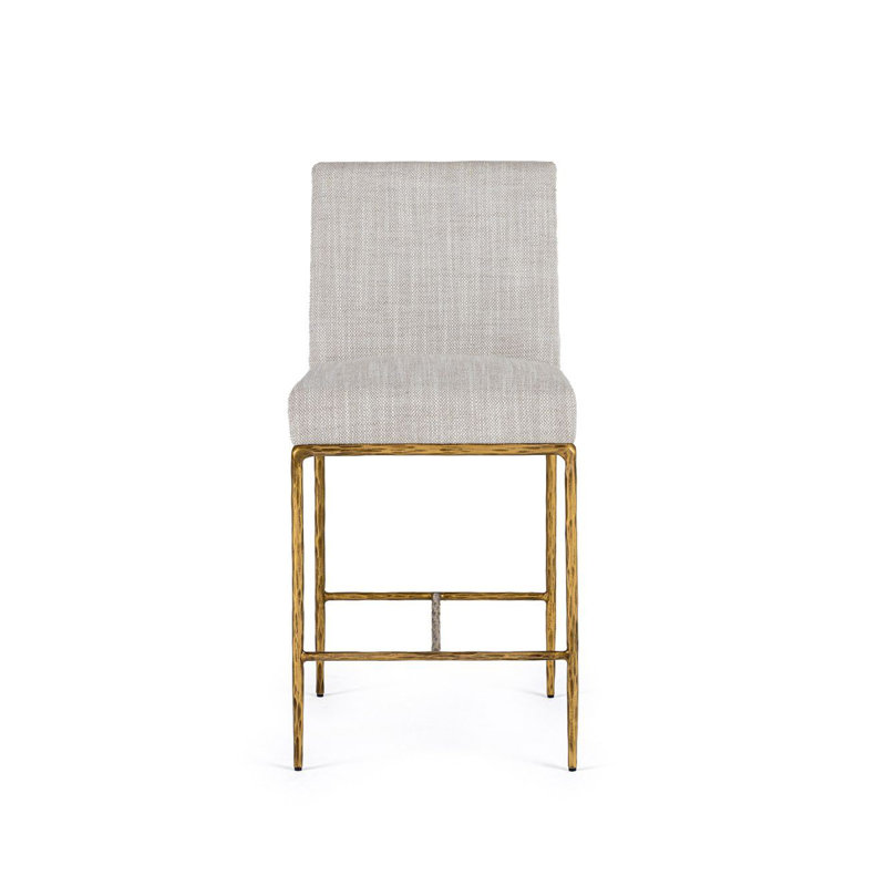 Tabouret de comptoir 26,5 po Northbrook, Blanc cassé