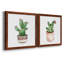 Boho Greenery III - ensemble de 2 peintures sur toile encadrées-563324417-563324418