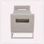 Banc de rangement rabattable avec accoudoirs