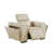 Beige Genuine Leather