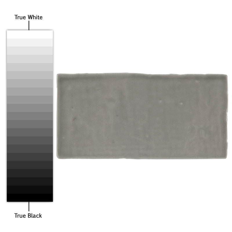 Chester Series 3" x 6" Ceramic Subway Tile in Grey