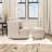 Swivel Accent Chair With Storage Ottoman-944819572