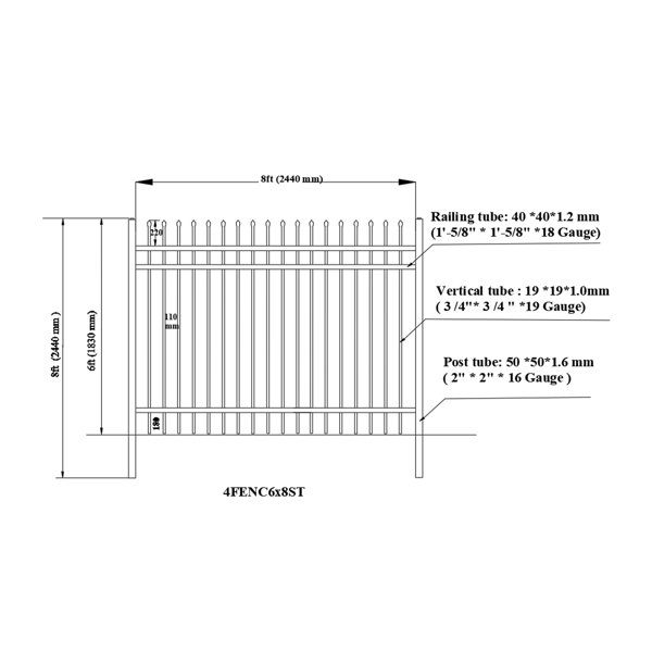 Dimensions du produit