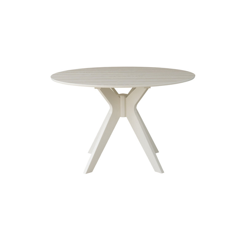 Table de salle à manger Xavion Mid-Century, Chêne blanc classique
