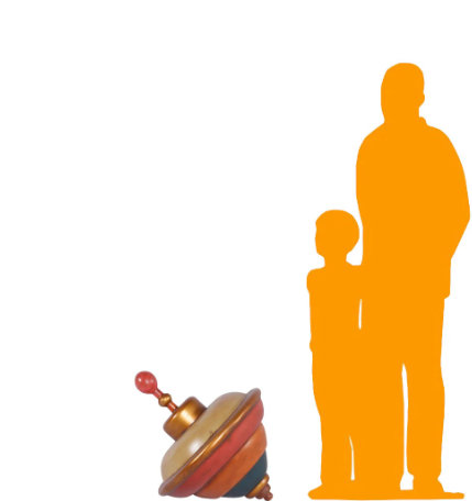 Toy Spinner Over Sized Statue