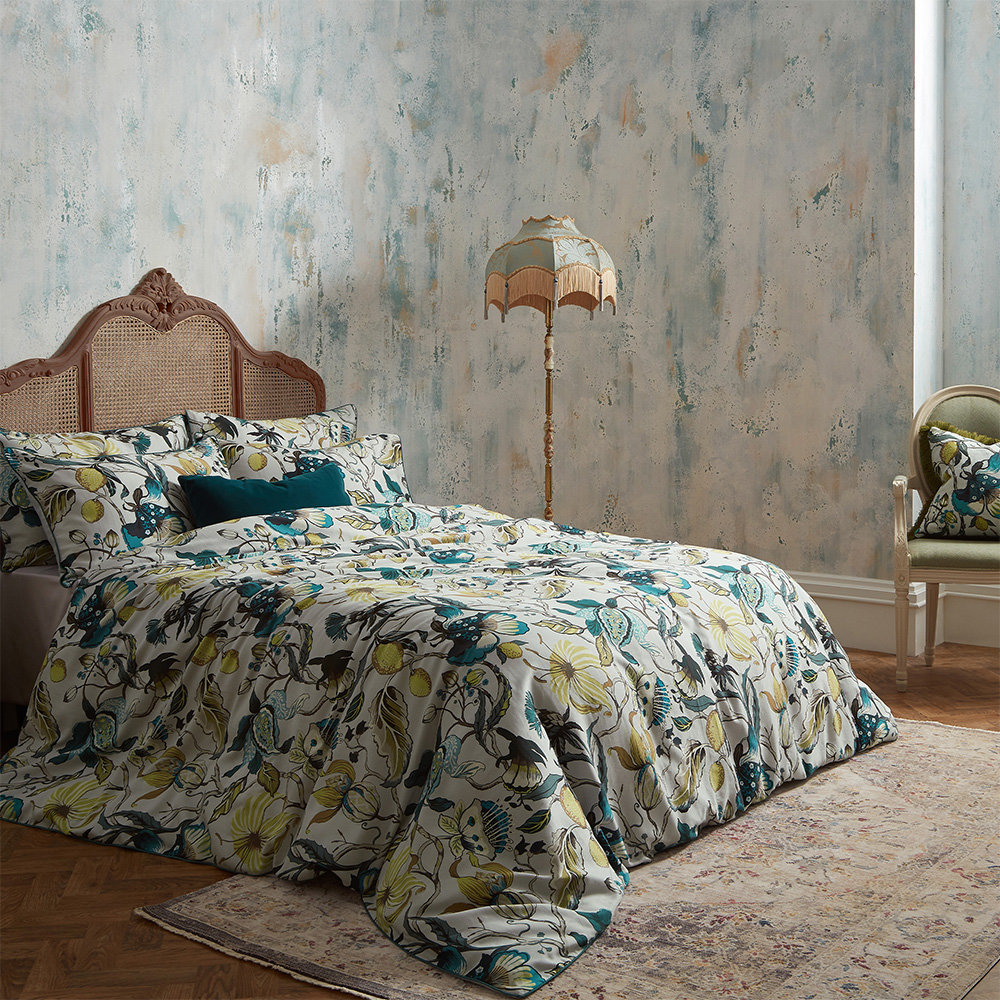 Cotton Floral Duvet Cover Set with Pillowcases Included