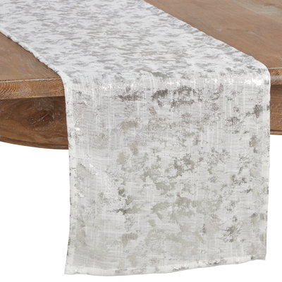 Polson Metallic Print Table Runner 