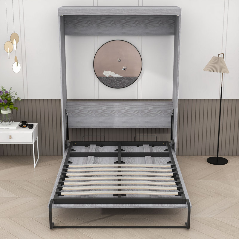 Lit escamotable en bois Orshal, Simple