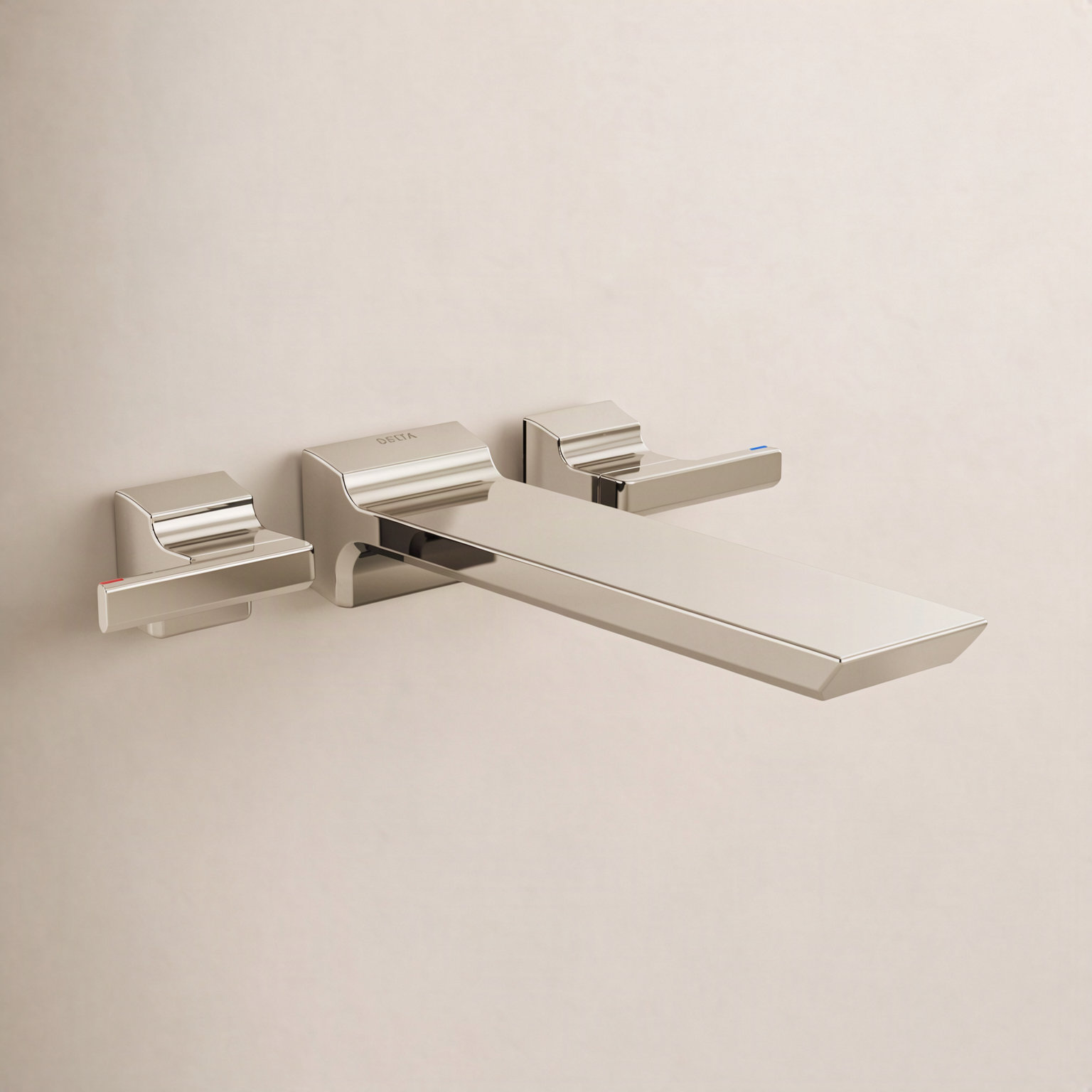 Pivotal® Wall-Mounted Tub Filler Trim, Polished Nickel