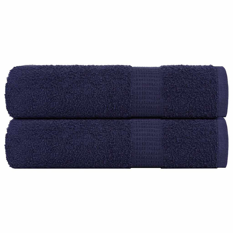 Saskya 100% Cotton Bath Towel, Navy blue