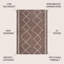 Tapis brun / beige Kinkade Tribal Diamond-810273357