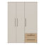 Mijah 3 Door Manufactured Wood Wardrobe-885656500
