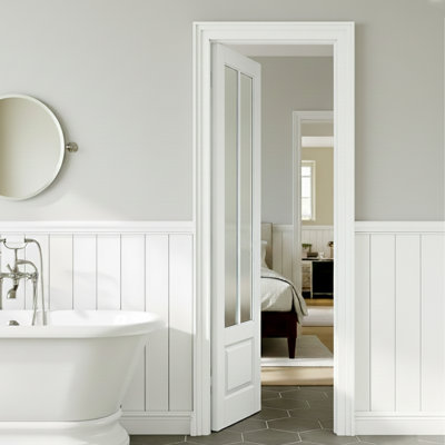Porte intérieure pré-suspendue avec miroir 2 Lite 