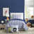 Bleu marine / blanc sélectionné