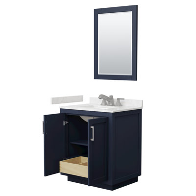 Miranda 30" Freestanding Single Bathroom Vanity with Cultured Marble Top