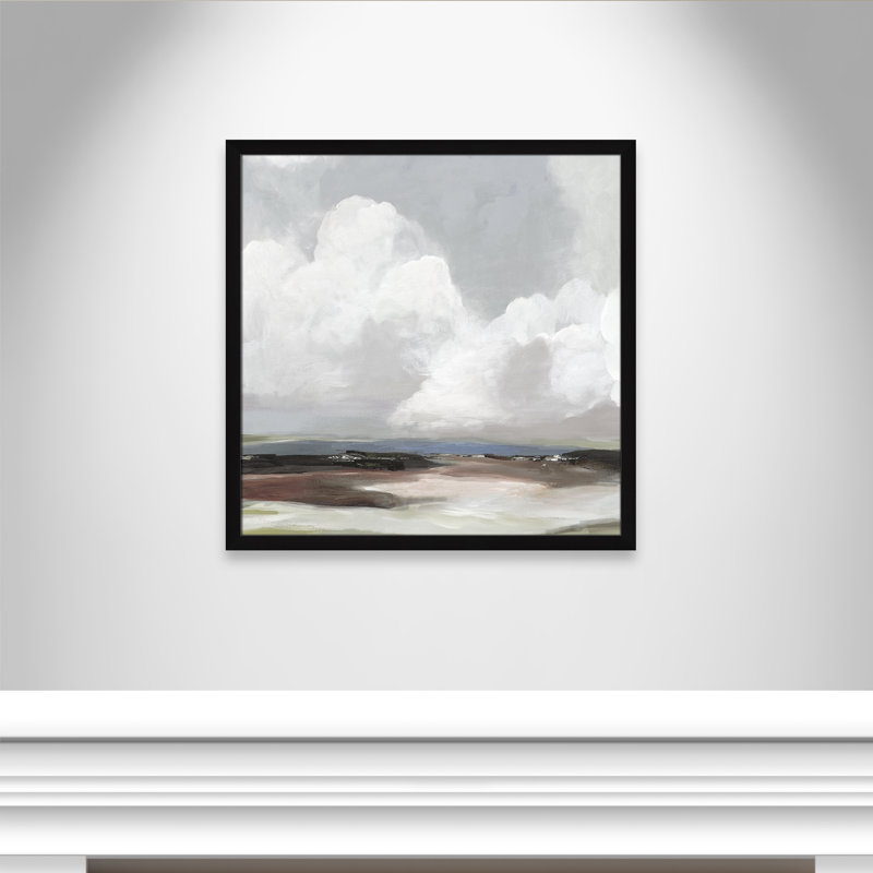 Avron Morning Air - reproduction d'art encadrée, Cadre noir, H 33 po x l 33 po x P 1,12 po