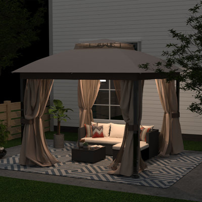 Havant 10 Ft. W x 10 Ft. D Steel Patio Gazebo
