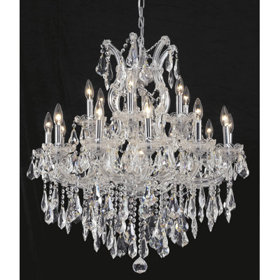 Stockard 19 - Light Glass Tiered Chandelier