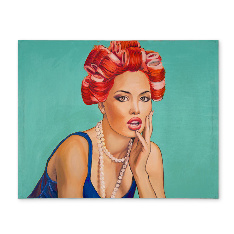 Napperon Pin Up Girl | Polyester décor à la maison