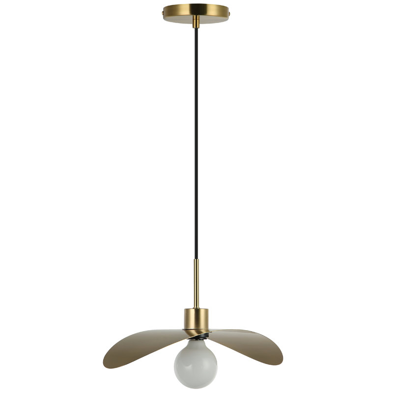 Luminaire suspendu 1 lumière Christobel, H 82,5 po x l 16 po x P 7 po, Laiton vieilli