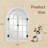 Paola Solid Wood Dome Mirror-557338863-554313294
