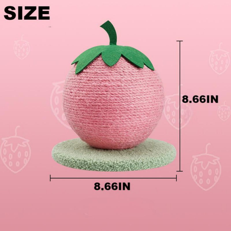 Fruit-Shaped Wear-resistant Sisal Cat Scratching Post