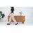 Corrigan Studio Malyun 63" Wide USA Bourbon Oak Modern Sideboard Oak Storage Cabinet and Buffet Console-944952859